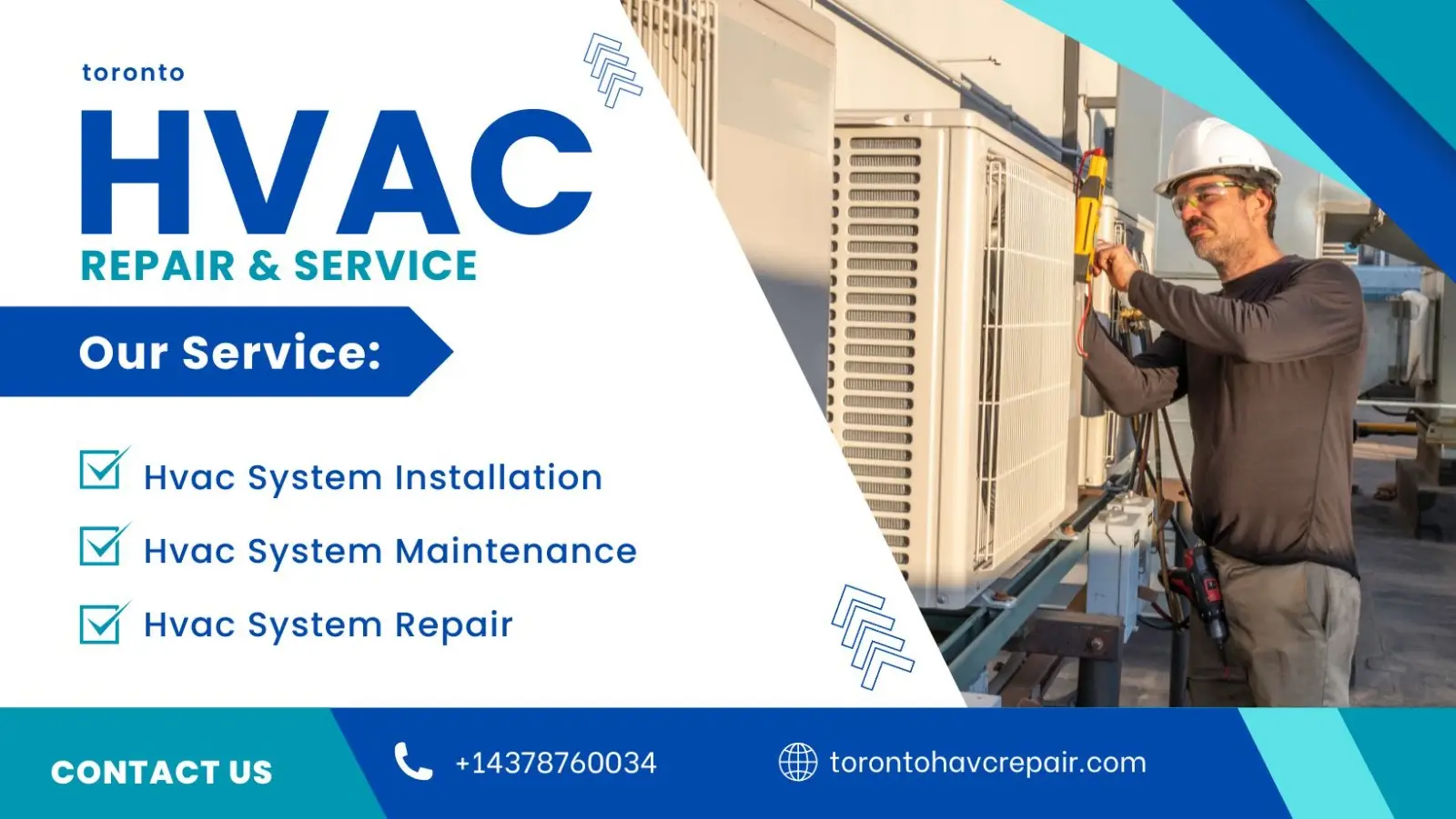 HVAC Repair Near Me Toronto – Emergency furnace and air conditioning technician at work in a GTA home